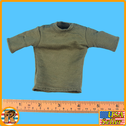 Vietnam Era Male - Green T Shirt - 1/6 Scale Part - DOECHI